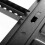 3Pièces Support Mural TV Noir En Fer Pour Usage Domestique Polyvalent 8