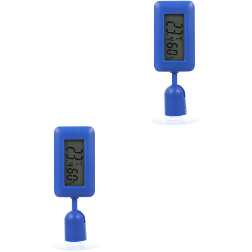 2Pièces Thermomètres Reptiles Avec Ventouse Rotative 360 Précis 2