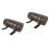 2Pièces Fourche Marron Durable Pour Accessoires 3