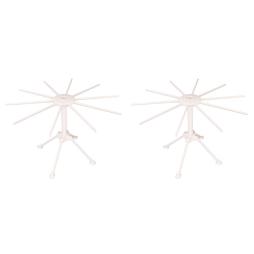 2Pièces Cintre Pliable Pour Pâtes À Sécher Maison Compact 2