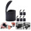 24Pièces Poignées Accélérateur Noires Assistance Confort Durable 10
