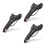 3Pièces Route Vader PU Noir Ergonomique 8