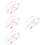 4Ensembles Adapatable Polyester Rose Pour Avec Laisse 8