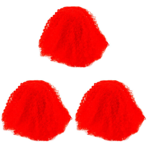3Pièces Perruques Pour En Soie Température Bouclées 2