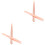 4Pièces Pince À Épiler Sourcils Et Acier Rose Or Précise 5