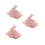3Pièces Bol Coloré Rose Pour Salade 11