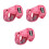 3Pièces Couches Rose Réutilisables Absorbantes En 7