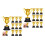 20Pièces Trophées Enfants Cadeau Récompense 8