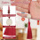 3Pièces Accessoires Rouge Décoration Élégante Pour Coque Et 6