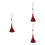 3Pièces Accessoires Rouge Décoration Élégante Pour Coque Et 9