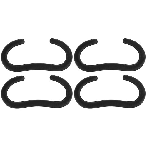 4Pièces Coussin De Remplacement Vr En Mousse Noir Respirant 2