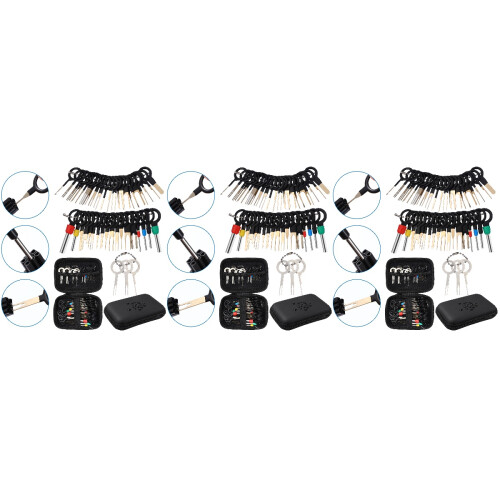 228Pièces Trousse Extraction Broches Noire Pour Multiple 2