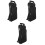 3Pièces Sac À Portable Noir Oxford Résistant 4