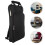 3Pièces Sac À Portable Noir Oxford Résistant 11