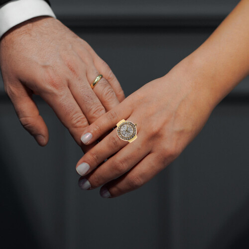 2Pièces Quartz Casual Style Élastic 2