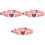 3Pièces Colliers Chat Rose Ajustables En Décoratif 2