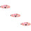 3Pièces Colliers Chat Rose Ajustables En Décoratif 8