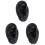 3Pièces Modèles D'oreilles Silicone Pour Pratique De Perçage 3