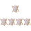 5Pièces Panier Pliable En Bois Multi Usage Pour Décor Miniature 6