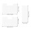 Grille Plastique Blanche Pour Artisanat Sacs DIY 9