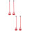 4Pièces Accessoires Rouges De Pour Peinture Mortier 7