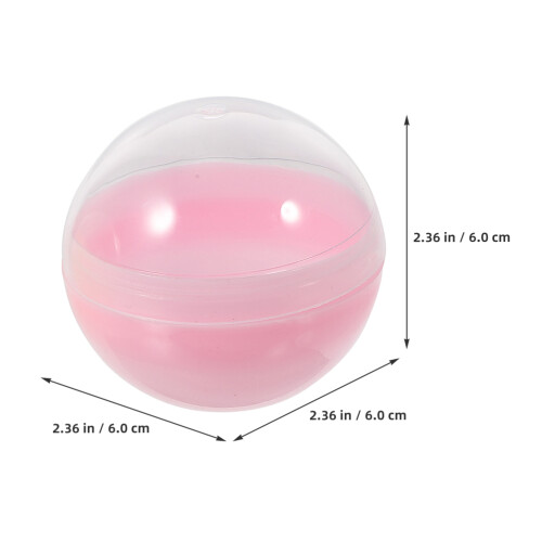 100Pièces Capsules Vides PP Colorées Pour Machine À Jouets 1