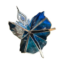 Spinner à vent coloré pour décoration de jardin extérieur,-Bleu