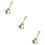 3Pièces Jouet Hochet Bébé Toucher Sons Coordination Main 8