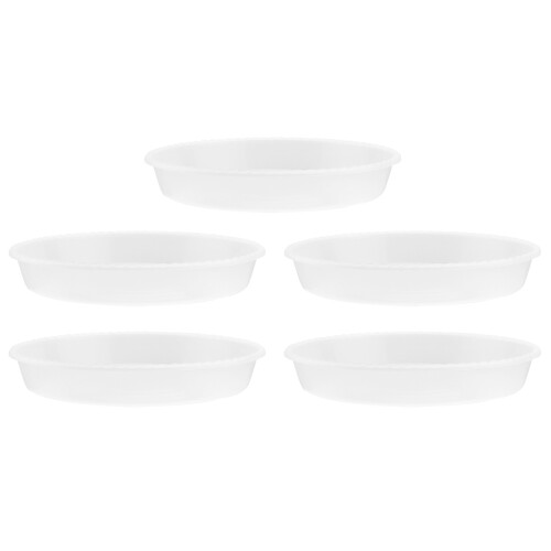 10Pièces Supports De Pots Transparent Plastique Pour Fleurs 1
