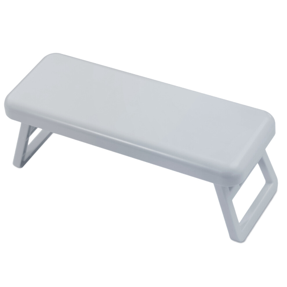 (28cm*10.5cm*8cm, Gray) Hand Stand for Nail Tech Foldable Manicure Arm Rest Hand Pillow Cushion Holder Nail Accessories Tool for Salon Use