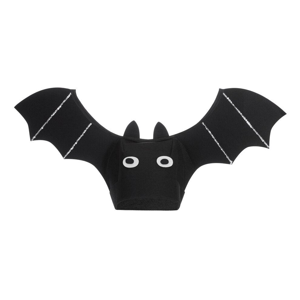 Black (62Cmx29cm, ) Halloween Party Hat Classic Funny Bat Hat For Kids Holiday Cosplay Costume Props Accessory