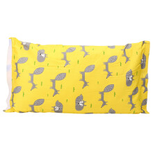 Twin Size Pillowcase Organic Cotton Toddler Envelope Closure Design Hypoallergenic Material Soft Breathable Fabric Adorable Stylish Design Perfect