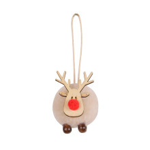 (M, Light Grey) Christmas Tree Swinging Hanging Ornament Interior Rearview Mirror Car Accessories Car Pendant Decoration