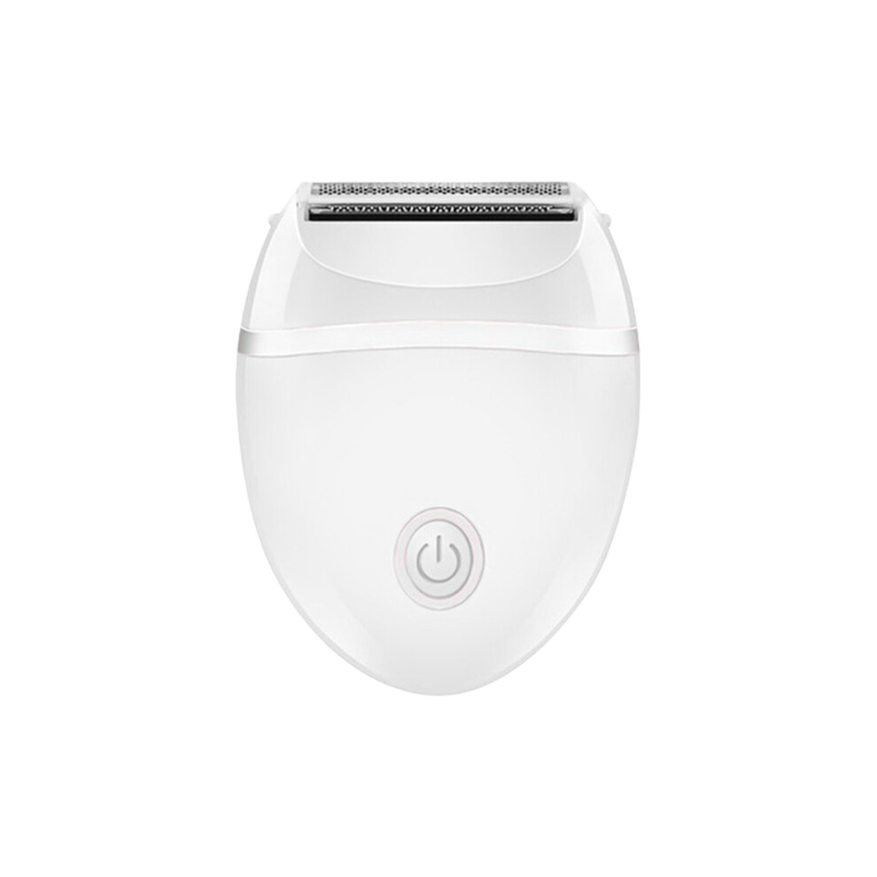 White (6.2Cm*8.8Cm, ) Bikini Trimmer For Women Rechargeable Cordless Body Shaver Painless Electric Razor For Silk Skin