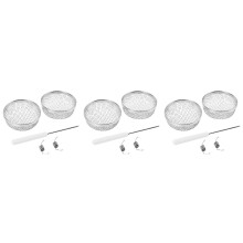 6Pcs Stainless Steel Rv Vent Covers for Roof Camper Vent Screen Silver