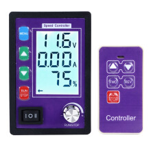 Controler avansat de motor cu buton și buton de control, setare a vitezei duble și design de protecție bună, panou de afișaj digital cu