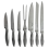 Stainless Steel 7 Piece Master Gourmet Knife Set 1