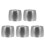 5Pièces Ligatures Métal Pour Clarinette Argentées Accessoires Solides 11