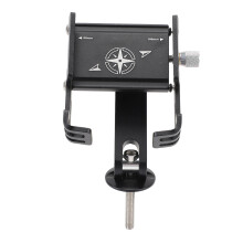 Telefoonhouder voor montage op het stuur, 360 draaibaar, aluminium, universele telefoonhouder voor motorfietsen, telefoonhouder voor fietsen, Eagle