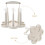 -Gobelets Beige En PP Multifonction Pour Cuisine Élégante 7