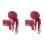 2Ensembles Pirates Rouges Accessoires Confortables Pour Décor 2