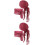 2Ensembles Pirates Rouges Accessoires Confortables Pour Décor 4