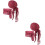 2Ensembles Pirates Rouges Accessoires Confortables Pour Décor 5