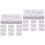 200Pièces Cartes Cadeau Style Simple Et En 6