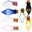 3Ensembles De Mini Flacons En Verre Clair Bouchon Pour Décoration 2