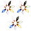3Ensembles De Mini Flacons En Verre Clair Bouchon Pour Décoration 5