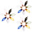 3Ensembles De Mini Flacons En Verre Clair Bouchon Pour Décoration 8