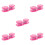 5Pièces Outil Formeur Quilling PP Rose Pratique Réutilisable 9