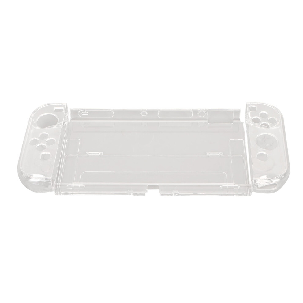 Anti-Scratch Protective Case For Nintendo Switch Oled Clear Dockable Shock-Absorption Case With Crystal Clear Comfort Grip Full Protection 9489952178103