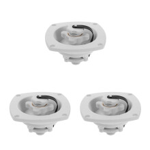3Pcs White Rv Water Inlet Replacement Valve with Rotating Fill Cap